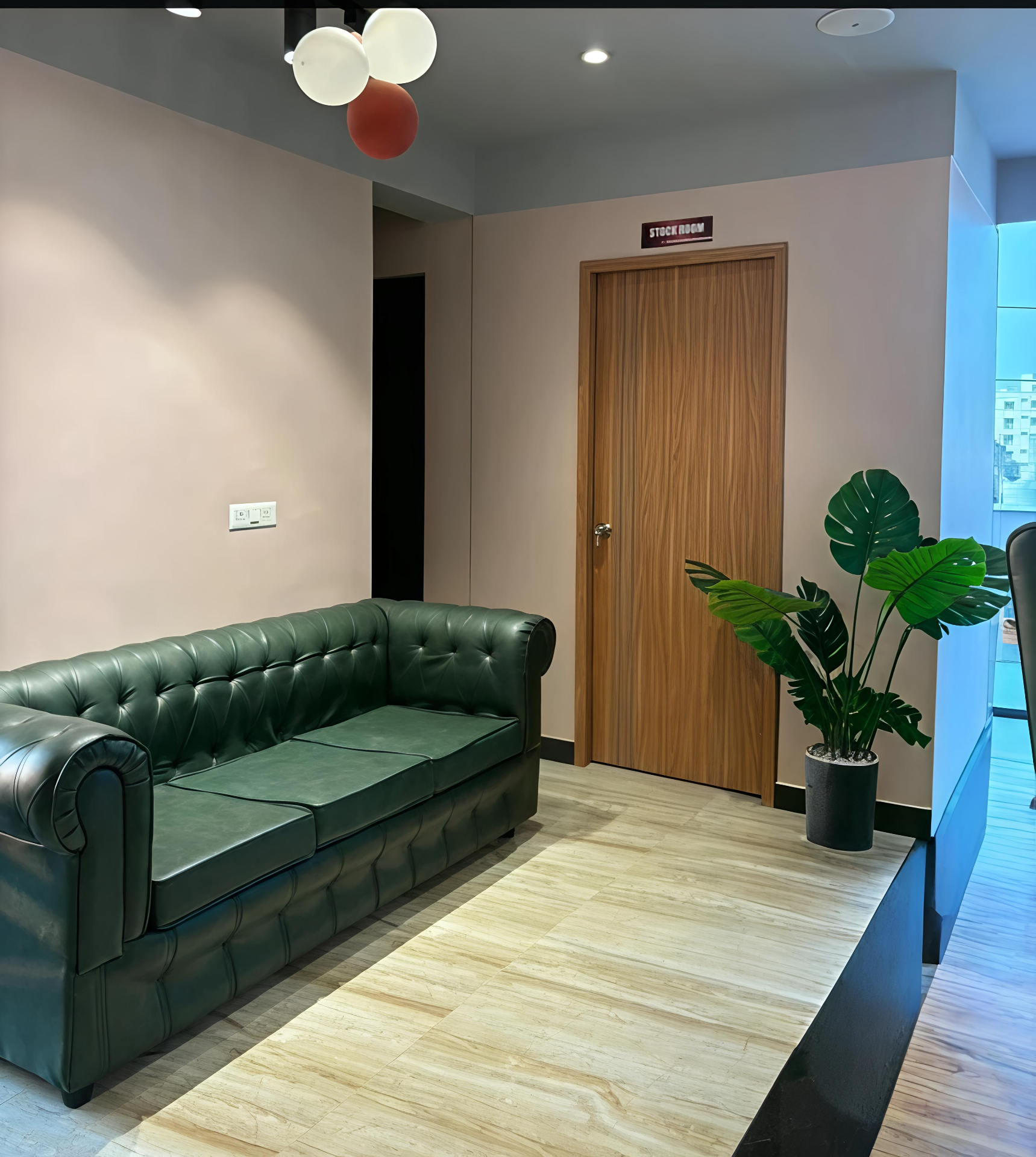 Chesterfield waiting lounge